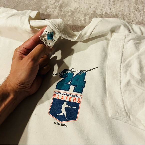 Vintage MLB Ken Griffey Junior 24 White T-Shirt Men’s Size XL - Picture 3 of 4